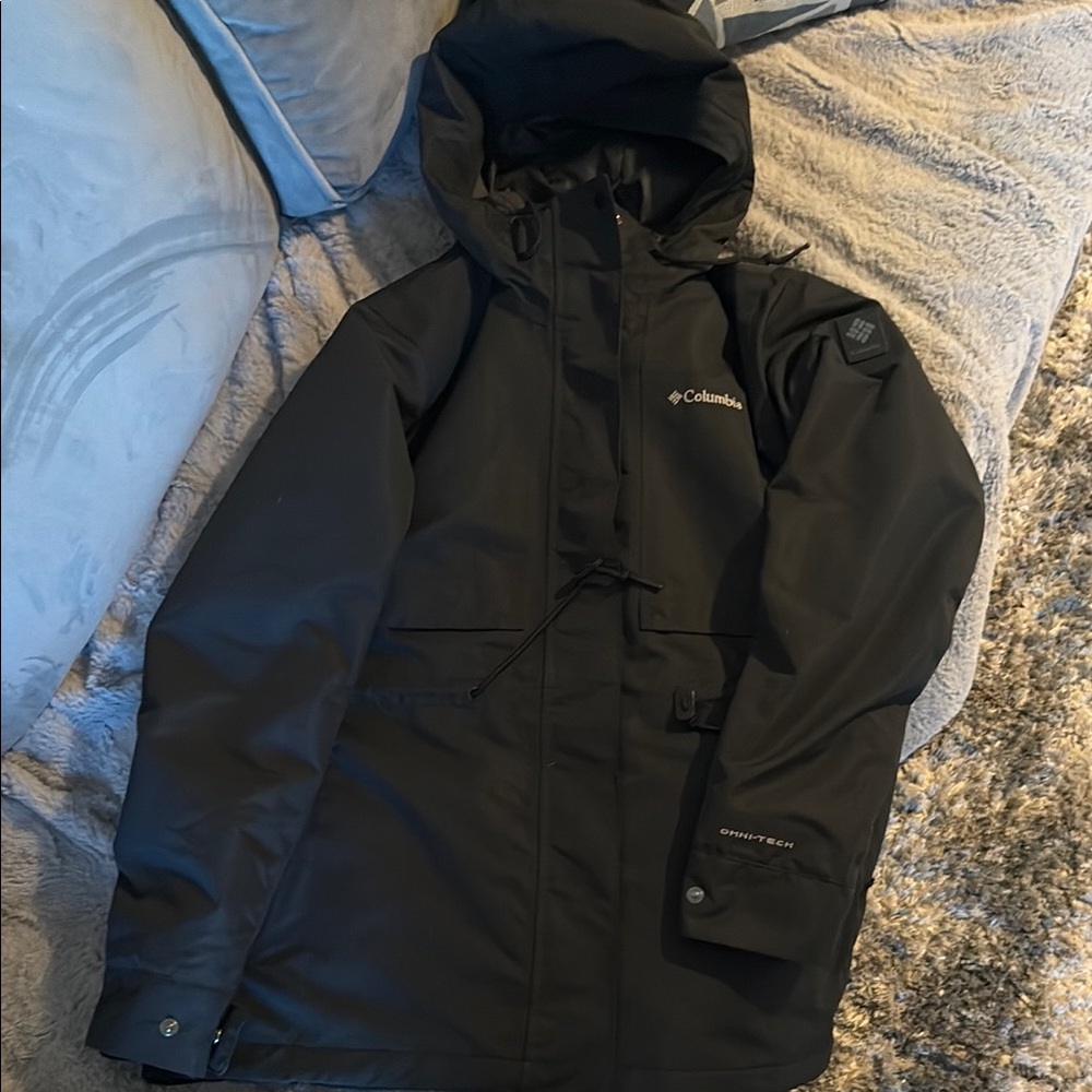 Columbia Black Hooded Jacket